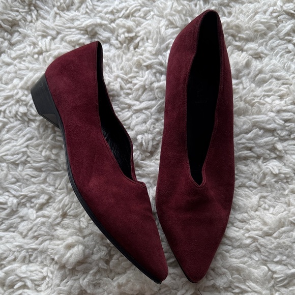 Alumnae Shoes - Alumnae Burgundy‎ Suede Shoes